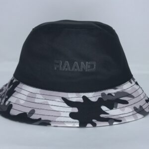BUCKET HAT - PRETO ABA CAMUFLADA URBANA